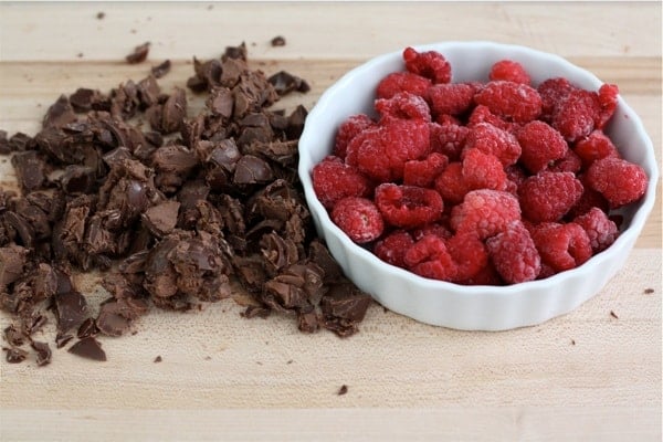 Raspberry-truffle-brownies