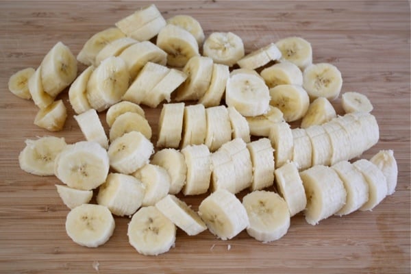 banana-peanut-butter-ice-cream1 Sliced Bananas Ready To Be Frozen