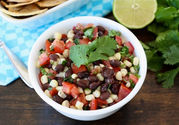 black-bean-corn-salsa Easy Black Bean Corn Salsa