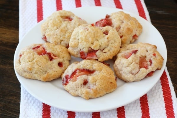 Strawberry Shortcake Cookie Recipe Strawberry Shortcake Cookies on plate