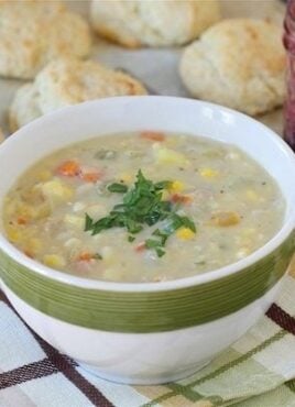 vegetarian corn chowder