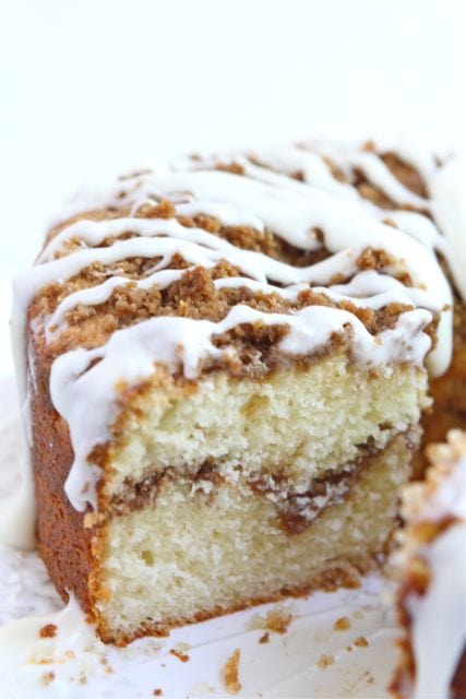 Greek Yogurt Coffee Cake Recipe Greek Yogurt Coffee Cake Recipe on twopeasandtheirpod.com #recipe #cake