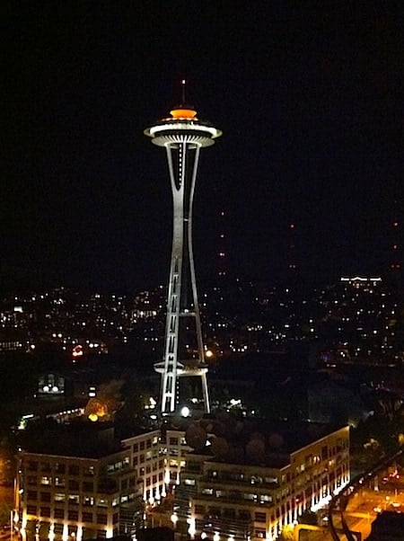 Seattle at night