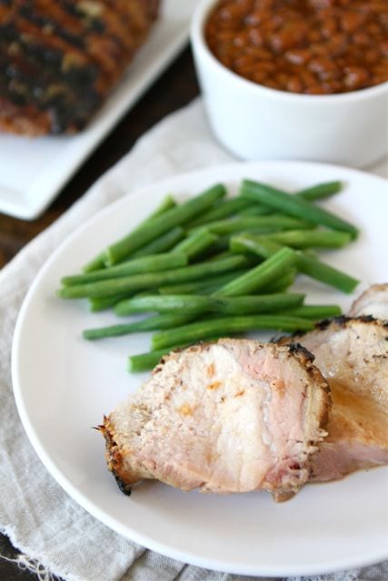 Grilled Honey Mustard Pork Tenderloin-Two Peas & Their Pod