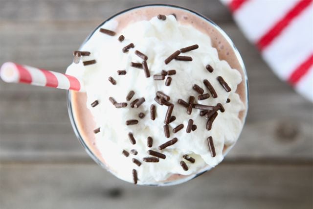 Strawberry Nutella Milkshake (Two Peas and Their Pod)