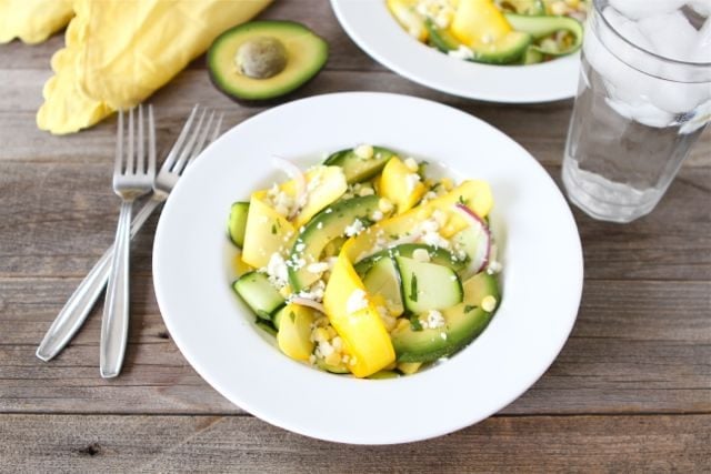 Zucchini Ribbon Salad | Two Peas and Their Pod