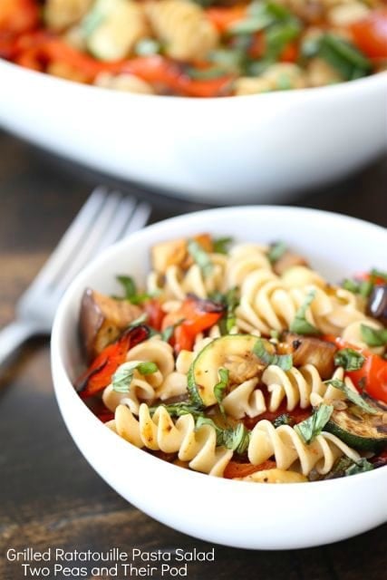 Grilled Ratatouille Pasta Salad from www.twopeasandtheirpod.com