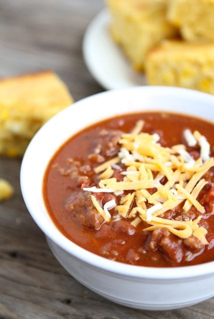 Spicy Chili from www.twopeasandtheirpod.com #recipe