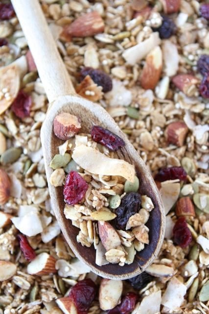 Crunchy Quinoa Granola from www.twopeasandtheirpod.com #recipe #granola