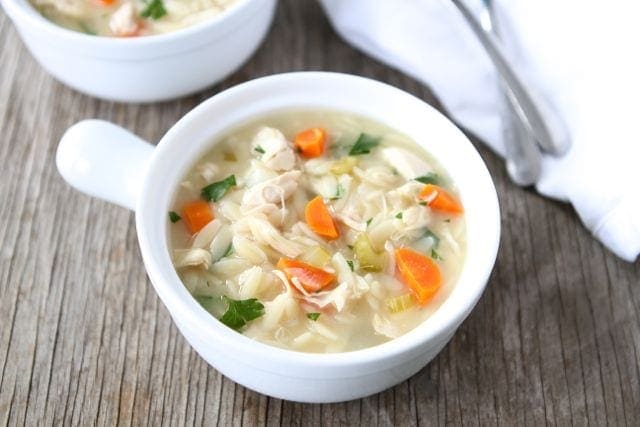 Lemon Chicken Orzo Soup Recipe from Two Peas and Their Pod #recipe #soup