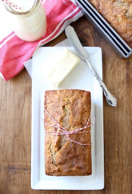 Whole Wheat Roasted Banana Bread | Two Peas and Their Pod | www.twopeasandtheirpod.com #recipe #banana
