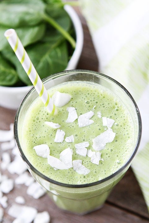 Coconut Green Smoothie | Two Peas and Their Pod | www.twopeasandtheirpod.com Coconut-Green-Smoothie-7