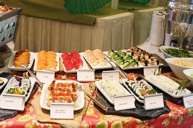 Sushi bar at Grand America Hotel on www.twopeasandtheirpod.com Grand-America-Hotel-5