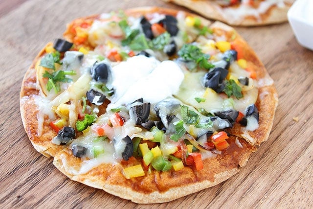 Enchilada Veggie Quesadillas on www.twopeasandtheirpod.com An easy meatless meal! TK-Blog-Veggie-Enchilada-Quesadillas-19