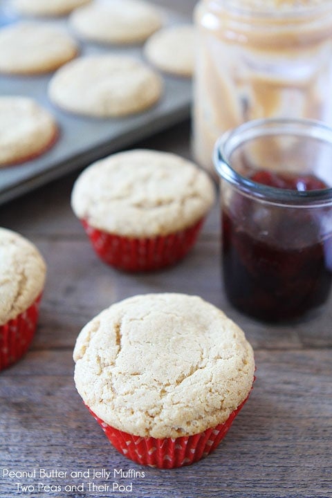 Peanut Butter and Jelly Muffins | Two Peas and Their Pod | www.twopeassandtheirpod.com peanut-butter-and-jelly-muffins4