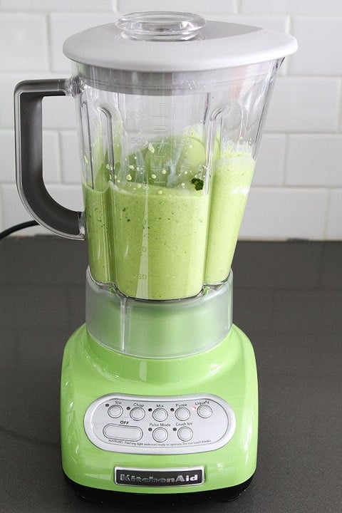 Green Apple KitchenAid Blender Giveaway & Coconut Green Smoothie Recipe on www.twopeasandtheirpod.com kitchenaid-blender-1