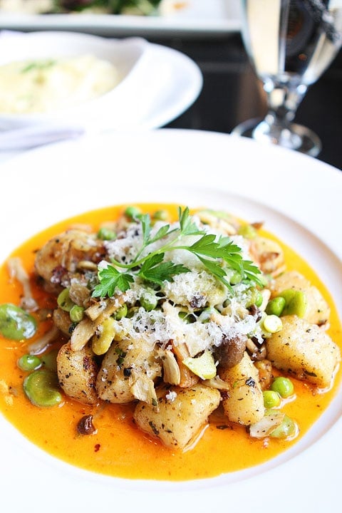 Potato Gnocchi at Bambara Restaurant in Salt Lake City on twopeasandtheirpod.com Potato Gnocchi at Bambara Restaurant in Salt Lake City on twopeasandtheirpod.com