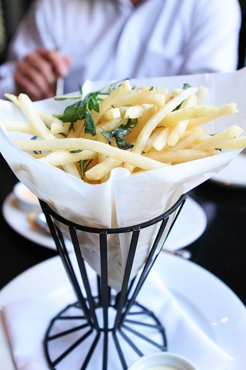 Herbed Frites at Bambara Restaurant in Salt Lake City on twopeasandtheirpod.com Herbed Frites at Bambara Restaurant in Salt Lake City on twopeasandtheirpod.com