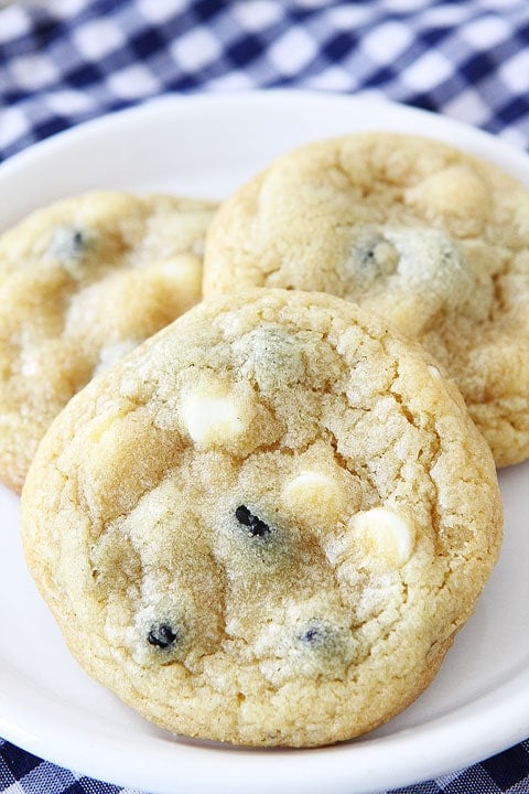 Lemon Blueberry Pudding Cookies on twopeasandtheirpod.com Lemon Blueberry Pudding Cookies on twopeasandtheirpod.com