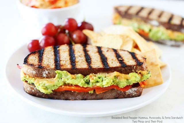 Roasted Red Pepper Hummus, Avocado, & Feta Sandwich Recipe on twopeasandtheirpod.com Love this quick and easy sandwich! Roasted Red Pepper Hummus, Avocado, & Feta Sandwich Recipe on twopeasandtheirpod.com Love this quick and easy sandwich!