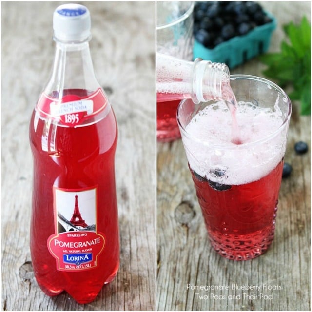 Pomegranate Blueberry Floats Recipe on twopeasandtheirpod.com A great summer treat! Pomegranate Blueberry Floats Recipe on twopeasandtheirpod.com A great summer treat!