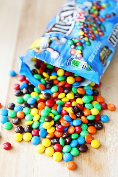 Mini M&M's Cookies | www.twopeasandtheirpod.com Mini M&M's Cookies | www.twopeasandtheirpod.com