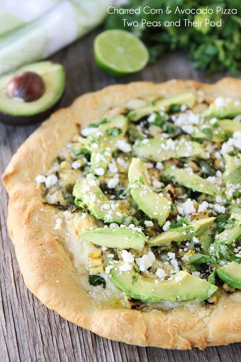 Charred Corn and Avocado Pizza Recipe on twopeasandtheirpod.com Come grab a slice! Charred Corn and Avocado Pizza Recipe on twopeasandtheirpod.com Come grab a slice!