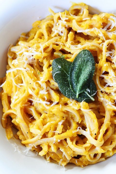 Creamy Butternut Squash Pasta Recipe from twopeasandtheirpod.com A comforting and healthy pasta recipe! Creamy Butternut Squash Pasta Recipe from twopeasandtheirpod.com A comforting and healthy pasta recipe!