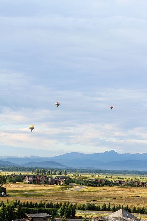 Hot air balloons, Jackson Hole on twopeasandtheirpod.com Hot air balloons, Jackson Hole on twopeasandtheirpod.com