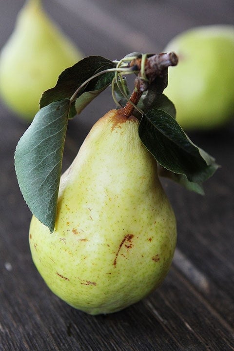 Recipe for Easy Homemade Pear Sauce on twopeasandtheirpod.com Recipe for Easy Homemade Pear Sauce on twopeasandtheirpod.com