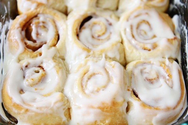 Recipe for Easy Mini Pumpkin Cinnamon Rolls with Cream Cheese Frosting on twopeasandtheirpod.com Recipe for Easy Mini Pumpkin Cinnamon Rolls with Cream Cheese Frosting on twopeasandtheirpod.com