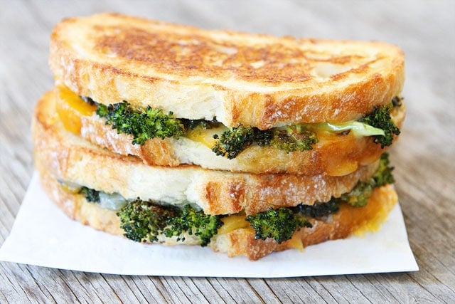 Roasted Broccoli Grilled Cheese Recipe on twopeasandtheirpod.com A GREAT way to eat your broccoli! Roasted Broccoli Grilled Cheese Recipe on twopeasandtheirpod.com A GREAT way to eat your broccoli!
