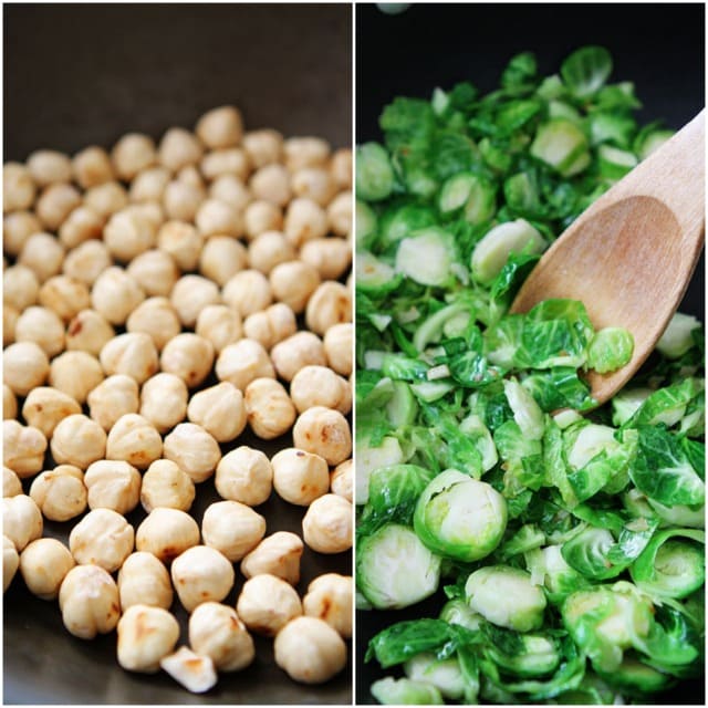 Brown Butter Brussels Sprouts Pasta with Hazelnuts Recipe on twopeasandtheirpod.com Brown Butter Brussels Sprouts Pasta with Hazelnuts Recipe on twopeasandtheirpod.com