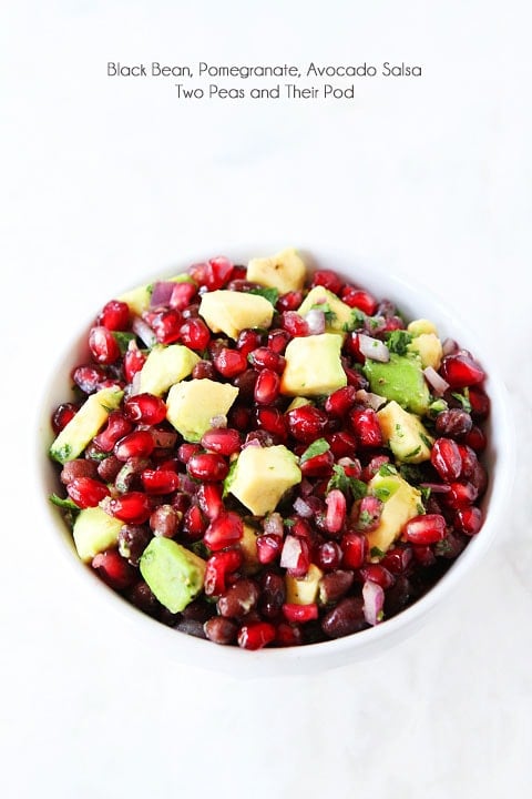 Black Bean, Pomegranate, and Avocado Salsa Recipe on twopeasandtheirpod.com LOVE this healthy salsa! Black Bean, Pomegranate, and Avocado Salsa Recipe on twopeasandtheirpod.com LOVE this healthy salsa!