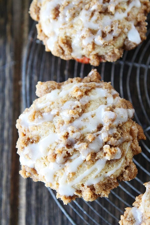 Eggnog Coffee Cake Muffins Recipe on twopeasandtheirpod.com Love the streusel and eggnog glaze! Eggnog Coffee Cake Muffins Recipe on twopeasandtheirpod.com Love the streusel and eggnog glaze!