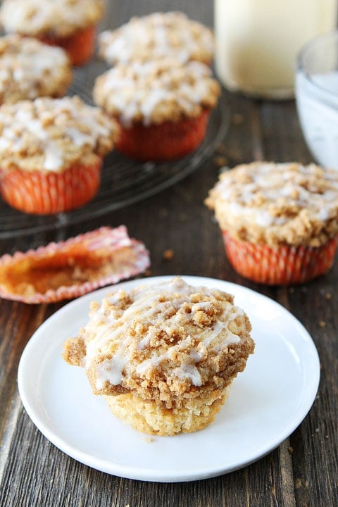 Eggnog Coffee Cake Muffins Recipe on twopeasandtheirpod.com Love these holiday muffins! Eggnog Coffee Cake Muffins Recipe on twopeasandtheirpod.com Love these holiday muffins!