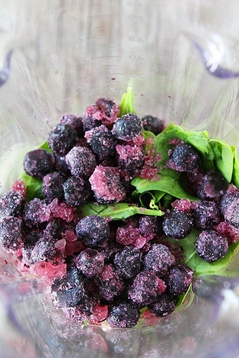 Blueberry Pomegranate Smoothie Recipe on twopeasandtheirpod.com. Blueberry Pomegranate Smoothie Recipe on twopeasandtheirpod.com.