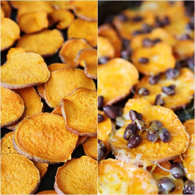 Loaded Sweet Potato Nachos Recipe on twopeasandtheirpod.com Loaded Sweet Potato Nachos Recipe on twopeasandtheirpod.com