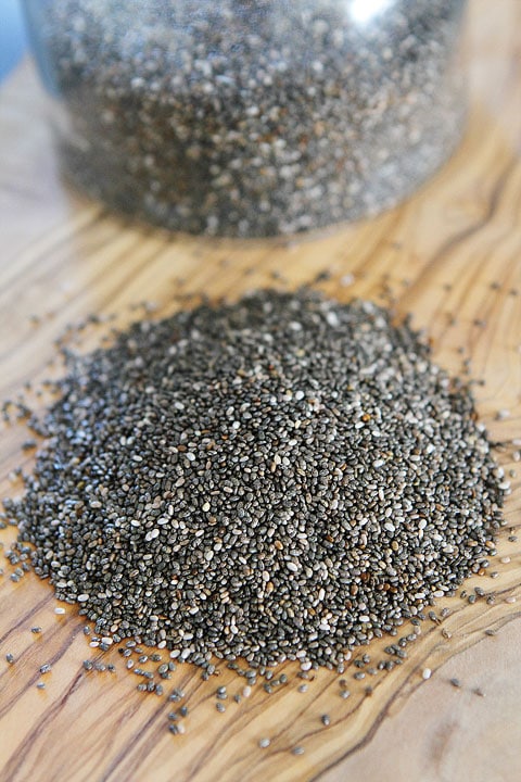 Chia Seeds Blackberry Chia Seed Jam Recipe on twopeasandtheirpod.com