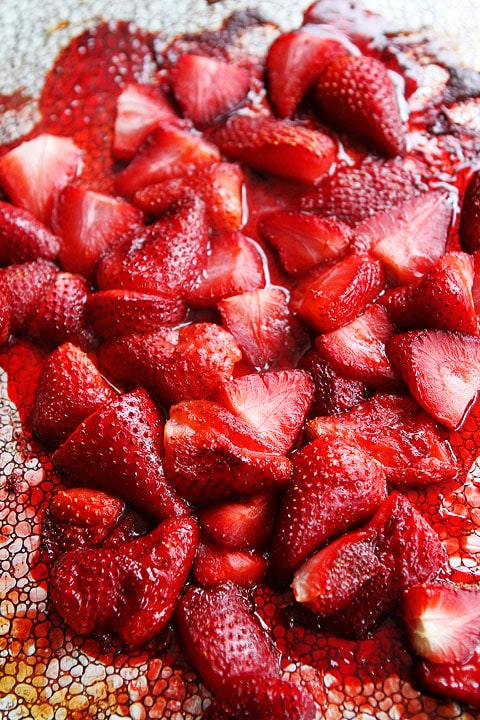 Roasted Strawberries Roasted Strawberry Recipe on twopeasandtheirpod.com So easy and so good!