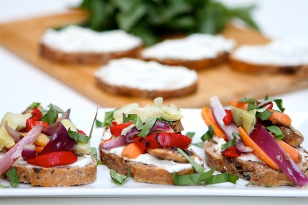 Skillet Vegetables on Cheese Toast Recipe Skillet Vegetables on Cheese Toast Recipe on twopeasandtheirpod.com Love this easy and healthy recipe!