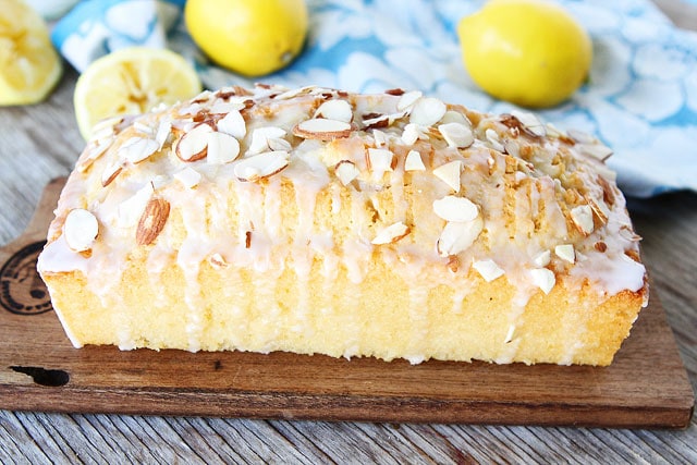 Lemon Almond Bread Recipe Glazed Lemon Almond Bread