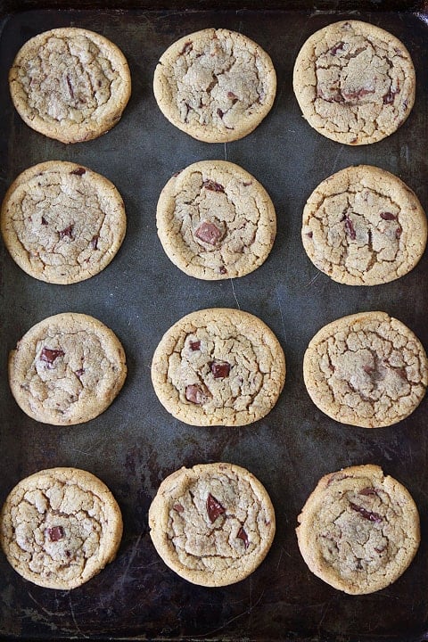 Brown Butter Toffee Chocolate Chunk Cookies Recipe Brown Butter Toffee Chocolate Chunk Cookies Recipe on twopeasandtheirpod.com. Everyone LOVES these cookies! A MUST make!