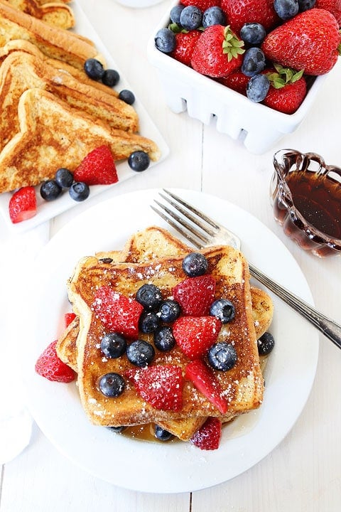Ice Cream French Toast Recipe Ice Cream French Toast Recipe on twopeasandtheirpod.com The BEST French Toast recipe! You NEED to make this!