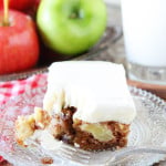 Fresh apple cake made from easy apple cake recipe