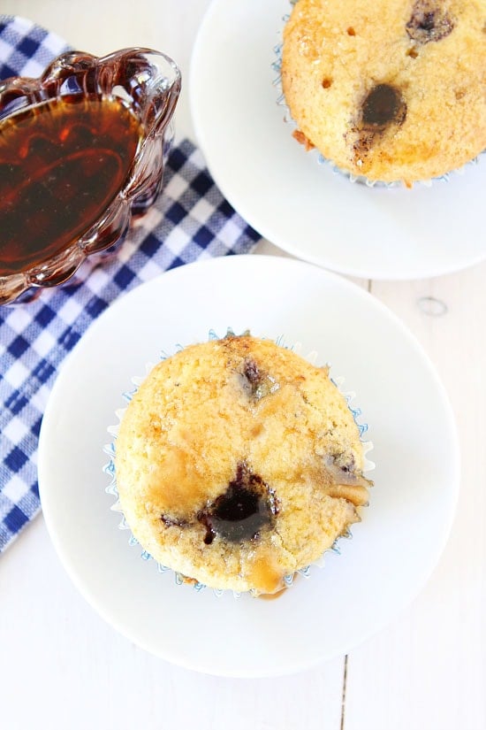 Blueberry Pancake Muffins on twopeasandtheirpod.com Muffins that taste like blueberry pancakes, maybe even better! Blueberry Pancake Muffins on twopeasandtheirpod.com