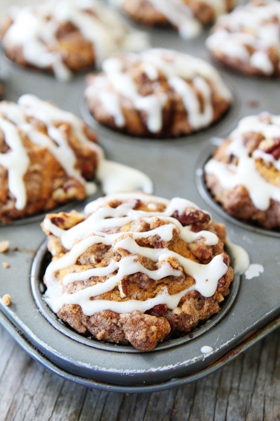 Brown Butter Pumpkin Streusel Muffins with Brown Butter Glaze Recipe on twopeasandtheirpod.com The BEST pumpkin muffins! Brown Butter Pumpkin Streusel Muffins with Brown Butter Glaze Recipe on twopeasandtheirpod.com The BEST pumpkin muffins! #pumpkin