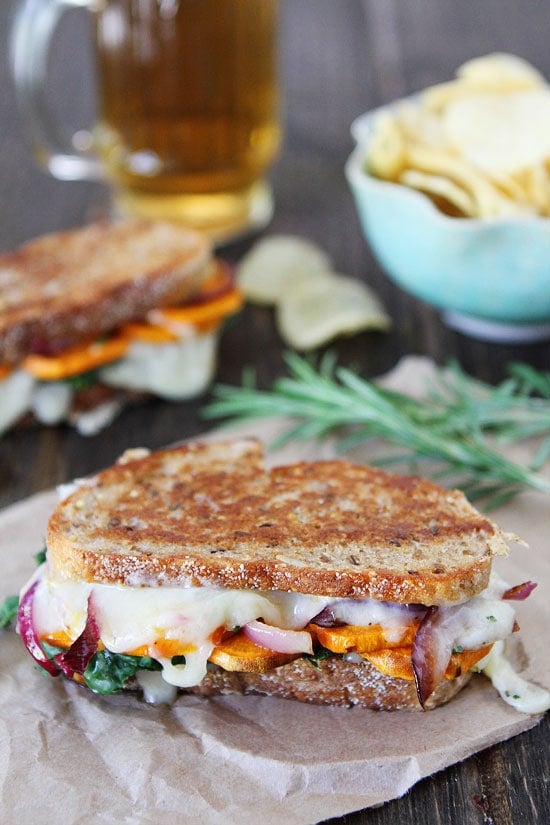 Sweet Potato and Kale Grilled Cheese Recipe on twopeasandtheirpod.com Sweet Potato and Kale Grilled Cheese Recipe on twopeasandtheirpod.com