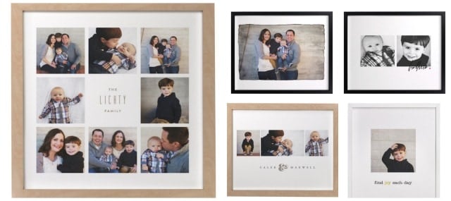 Photo frames from Minted minted frames
