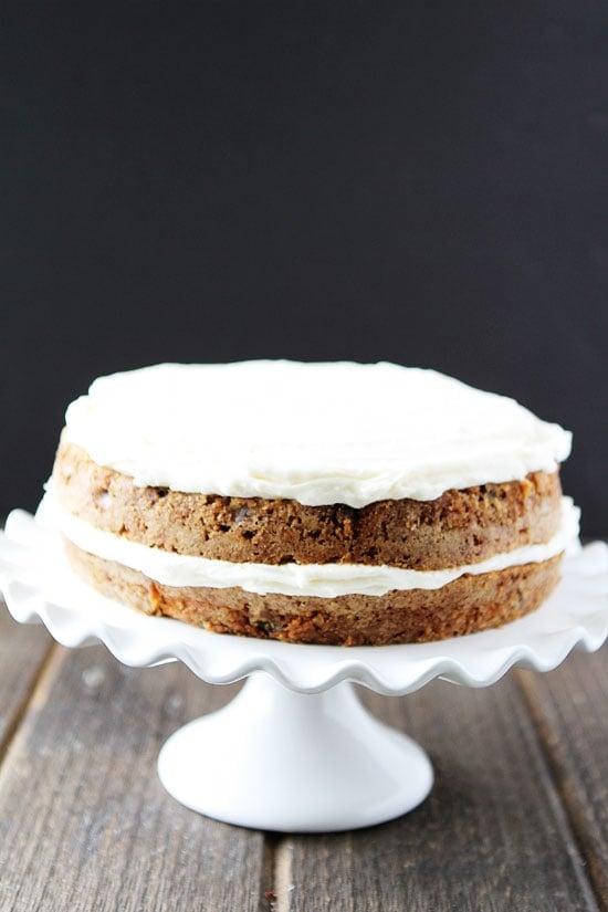 Carrot Cake Recipe with Cream Cheese Frosting on twopeasandtheirpod.com This is the BEST carrot cake recipe! Everyone loves it! Carrot Cake Recipe with Cream Cheese Frosting
